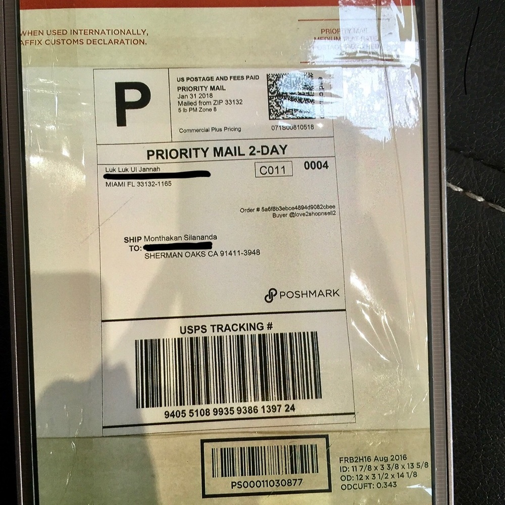 Shipment proof for @love2shopnsell2